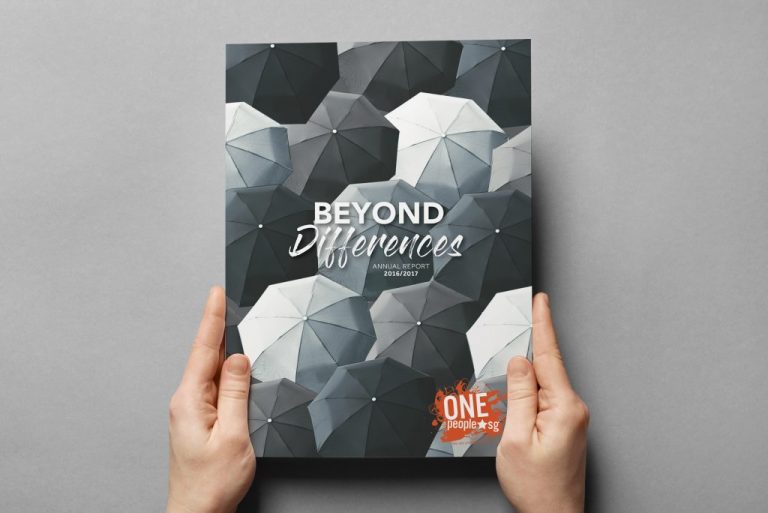 OnePeople Annual Report 2017 Design Cover