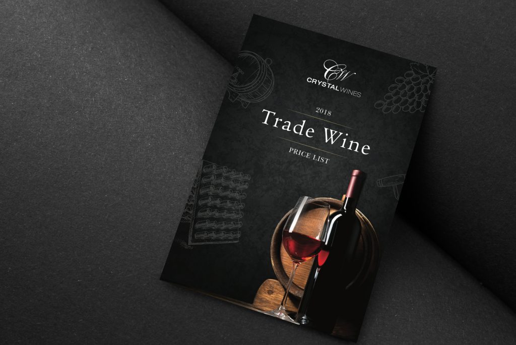 Crystal Wine Catalogue Design