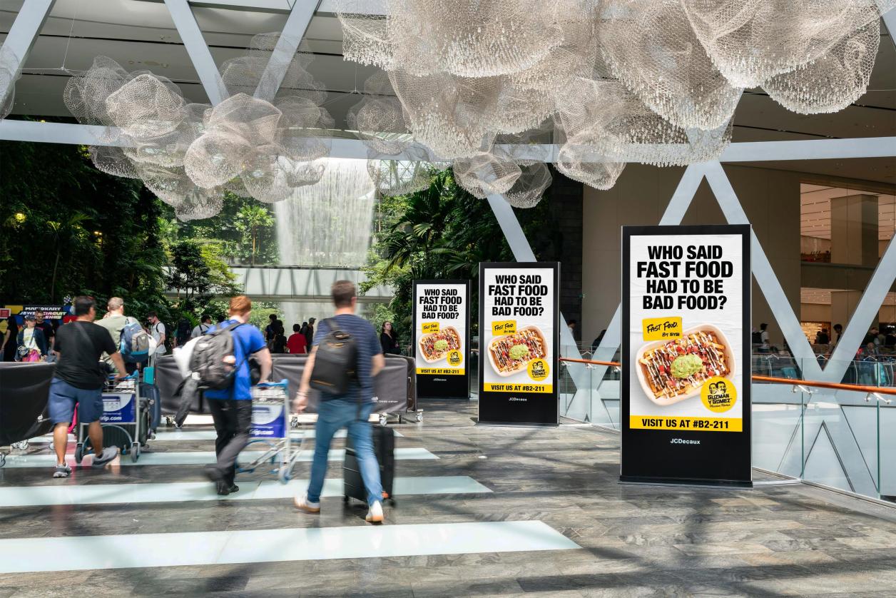 Mall advertising Singapore — Jewel Changi digital domination