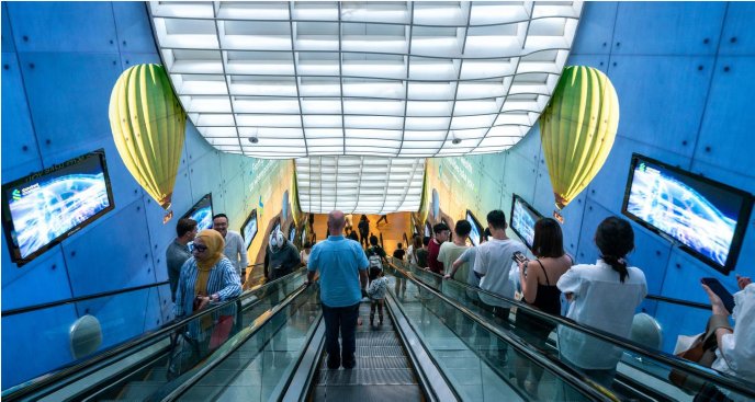Digital Dragon&rsquo;s Tail advertising at ION Orchard