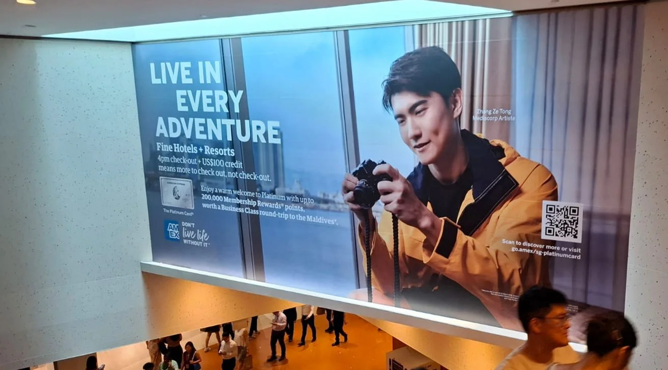 One Raffles Quay Bulkhead Wall advertising — 7.90m x 3.69m static wall